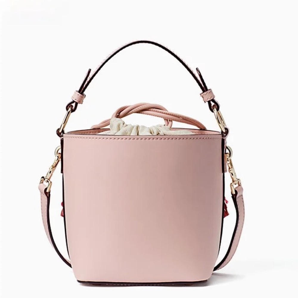 Beautiful Pink Flamingo Crossbody Bucket Purse - Picture 2 of 16